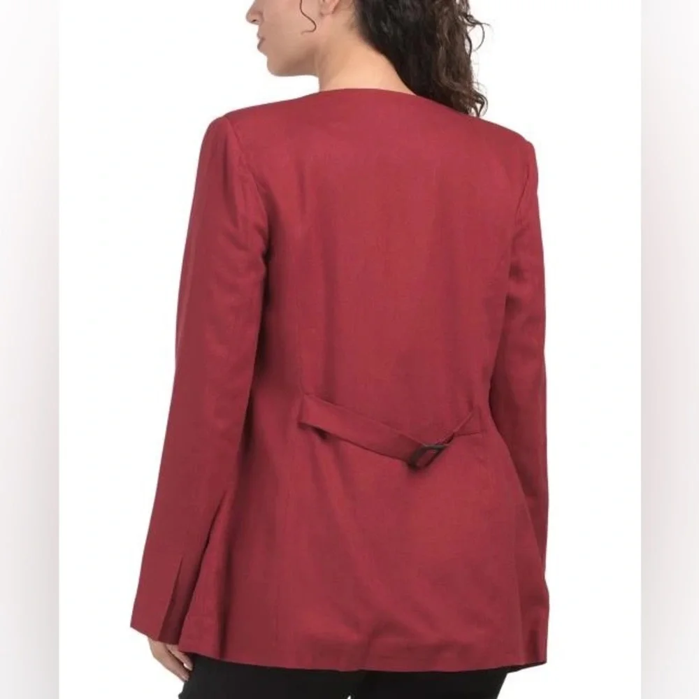 Bagatelle Linen Blend Tailored Jacket